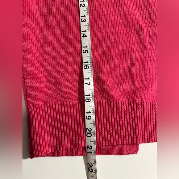 Athe by Vanessa Bruno Barbie pink wrap back sweater size S-M - Picture 7 of 7